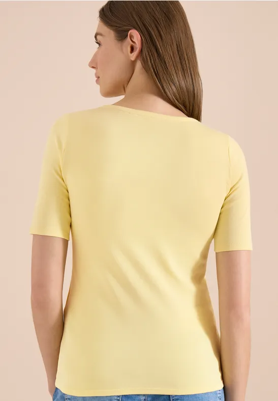 Klassisches Rundhals Basic-T-Shirt