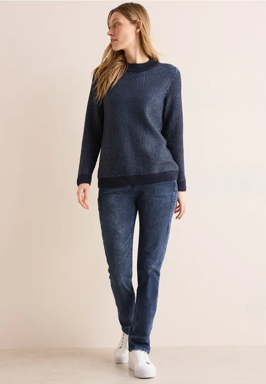Straight Leg Jeans mit mittlerer Leibhöhe