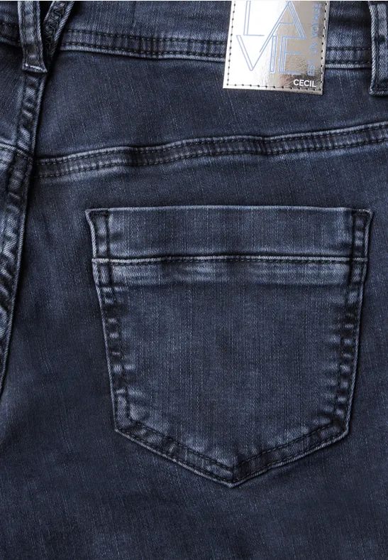 Straight Leg Jeans mit mittlerer Leibhöhe