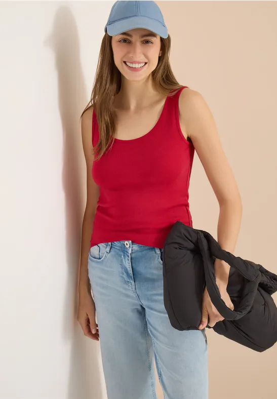 Tanktop aus reiner Baumwolle