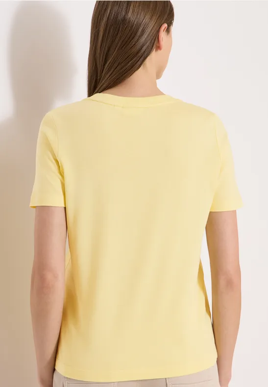 T-Shirt mit grafischem Palmblatt-Print