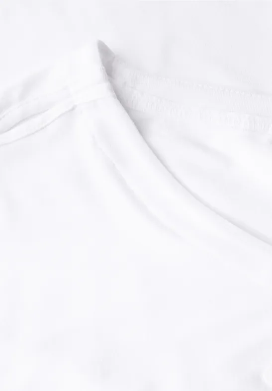 Lockeres V-Neck Shirt mit Cut-Outs