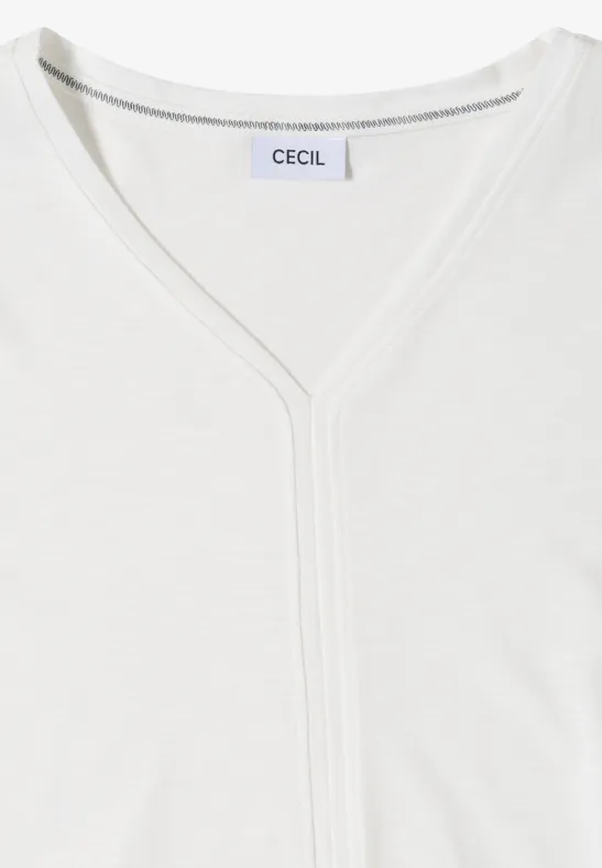 Tunic-Shirt mit V-Ausschnitt