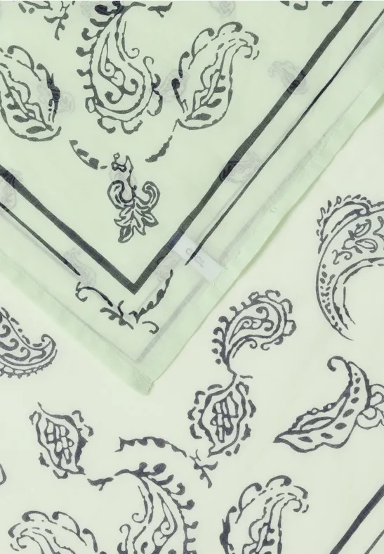 Bandana aus Baumwolle mit Grafikprint