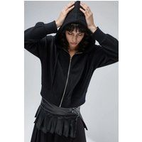 Klassische Kapuzenjacke mit Reißverschluss