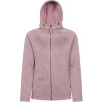 Fleece-Hoodie mit durchgehendem Reißverschluss
