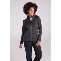 Warmer Fleece-Hoodie mit Reißverschluss