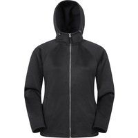 Fleece-Hoodie mit durchgehendem Reißverschluss