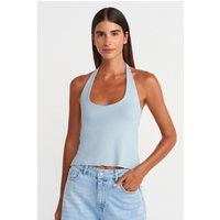 Elegantes Halterneck-Top aus Jersey