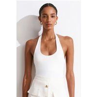 Schlichtes Neckholder-Top aus Jersey
