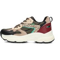 Chunky-Sneaker mit Animal-Print