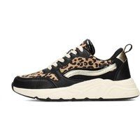 Plateau-Sneaker mit Leopardenmuster