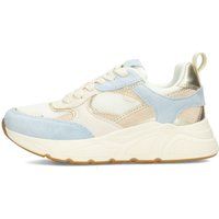 Chunky-Plateau-Sneaker mit Goldakzenten