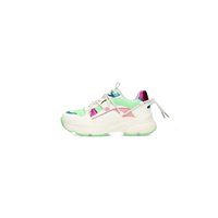 Klobige Sneaker mit bunten Einsätzen