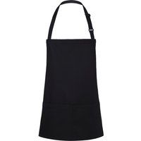 Kurze professionelle Latzschürze mit Taschen