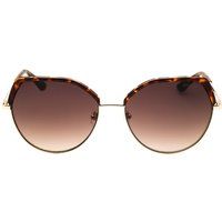 Geometrische Cat-Eye Sonnenbrille mit Farbverlauf
