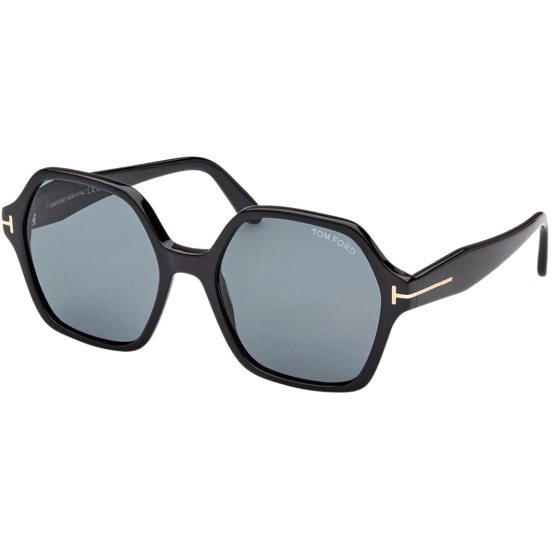 Geometrische Sonnenbrille mit Sechseck-Rahmen