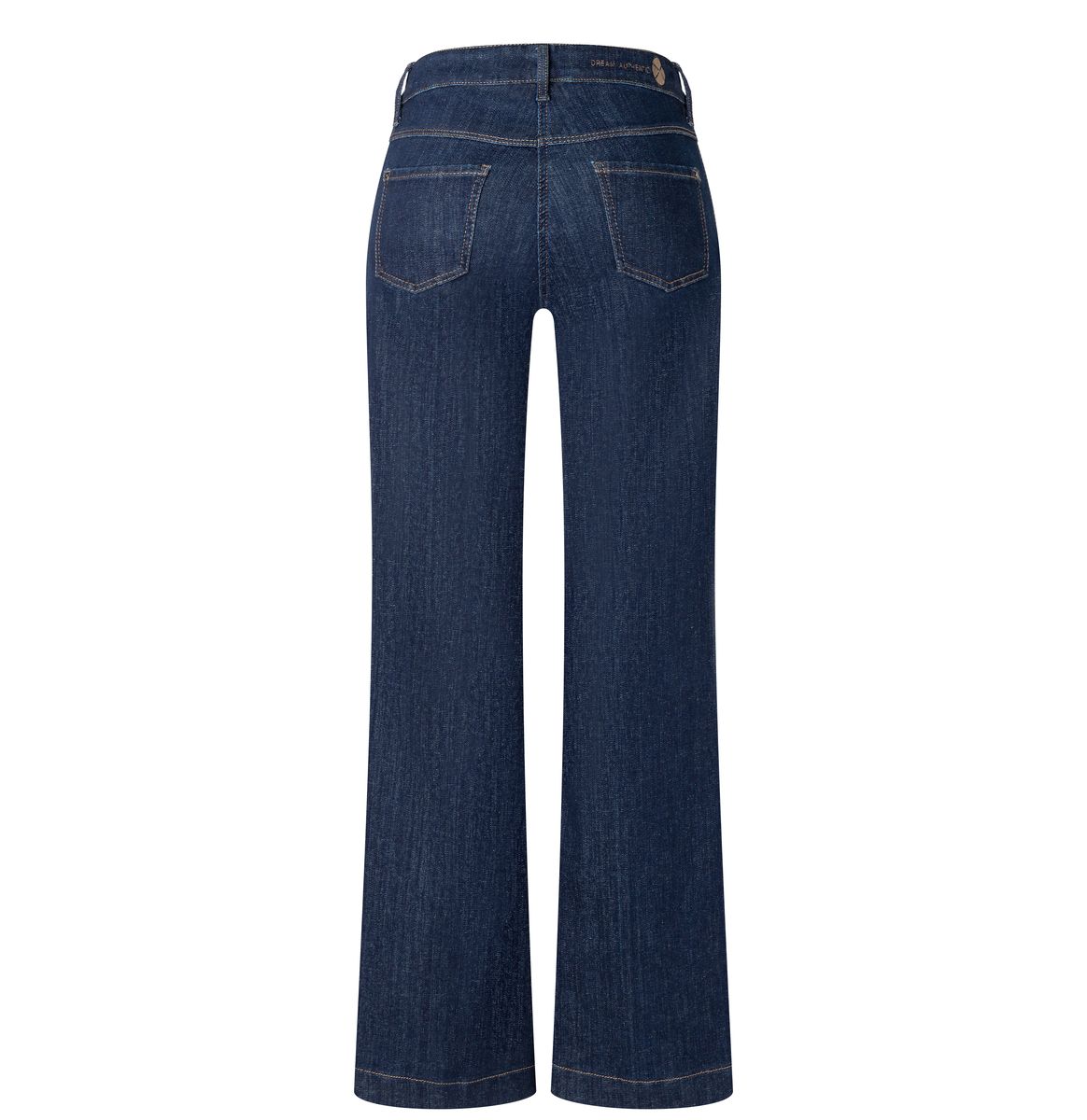 Weit ausgestellte High-Stretch Jeans