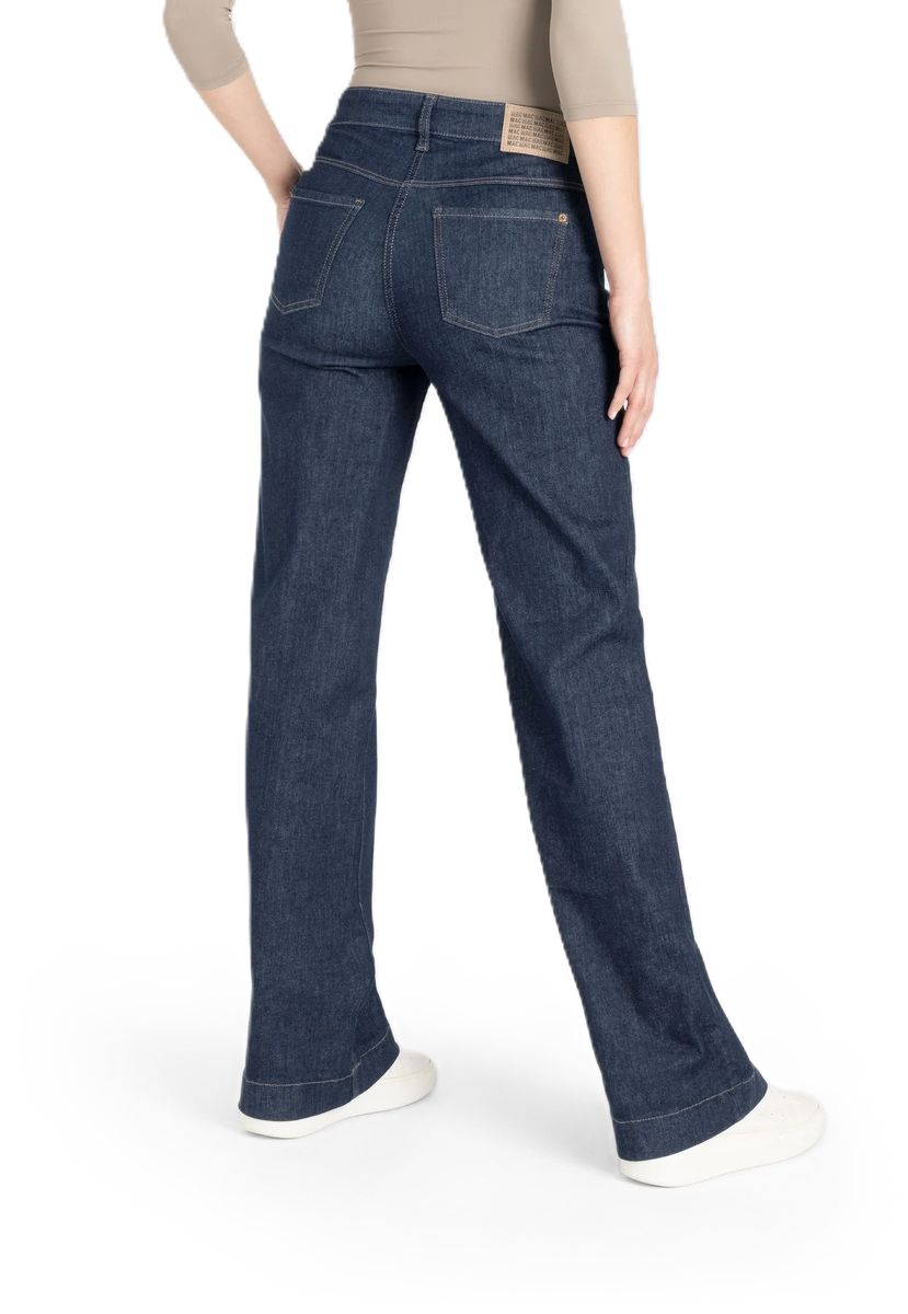 Five-Pocket-Jeans mit weitem Bein