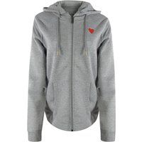 Kapuzenjacke mit Herz-Motiv
