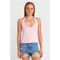 Schlichtes Neckholder-Top aus Jersey