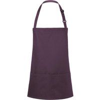 Professionelle kurze Latzschürze mit Taschen