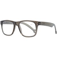 Lesebrille mit Trapez-Rahmen und Vollrand
