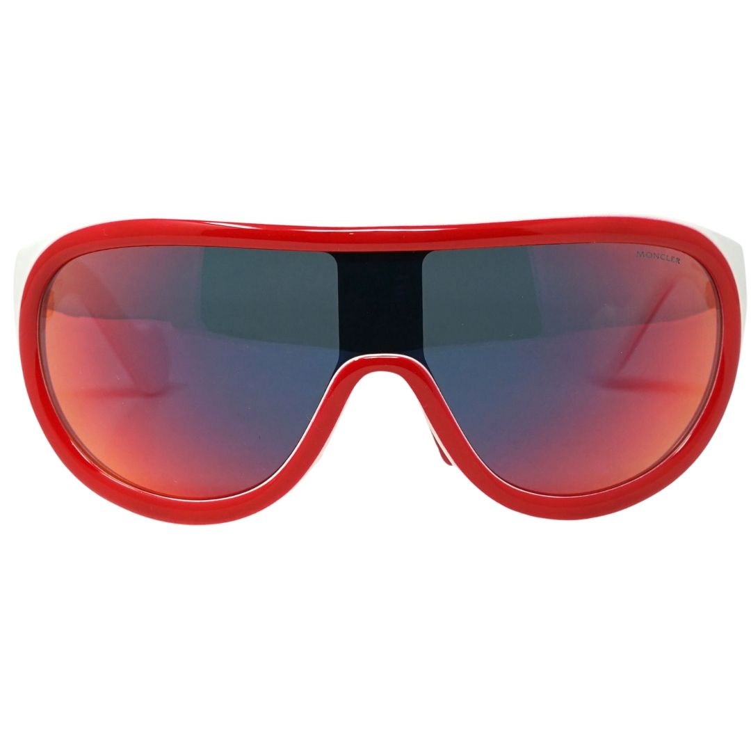Verspiegelte Shield-Sonnenbrille im Wrap-Design