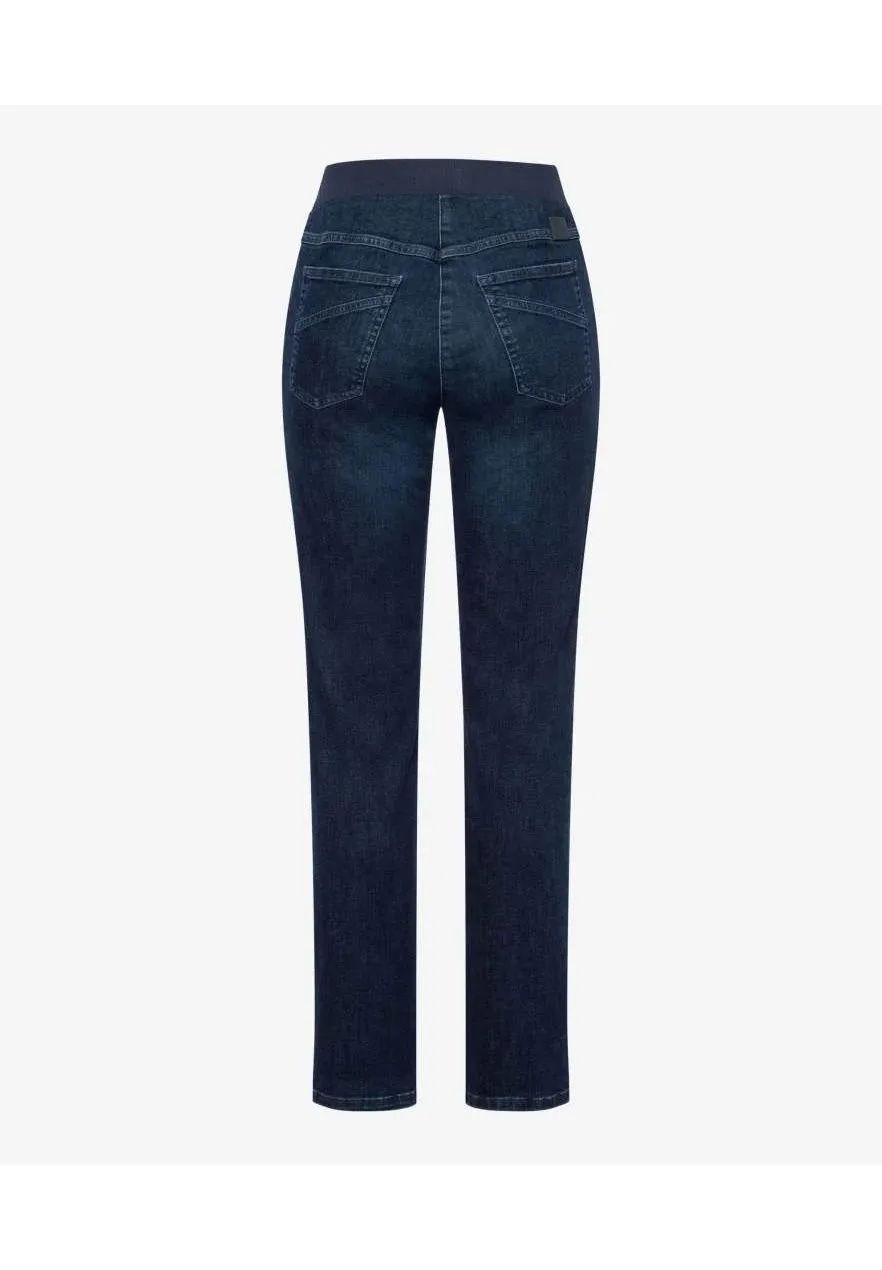 Slim-Fit-Stretchhose mit Gummibund