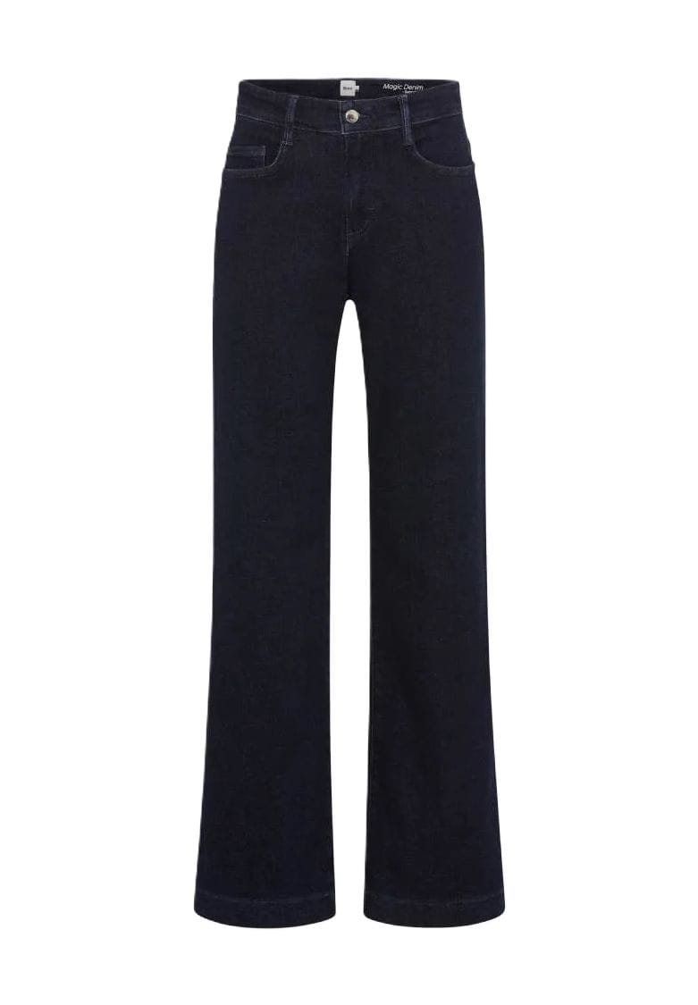 Weit geschnittene Jeans mit hohem Bund