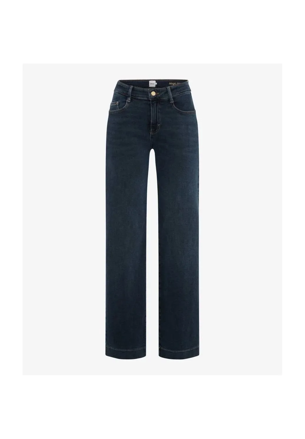 Weit geschnittene Jeans mit hohem Bund