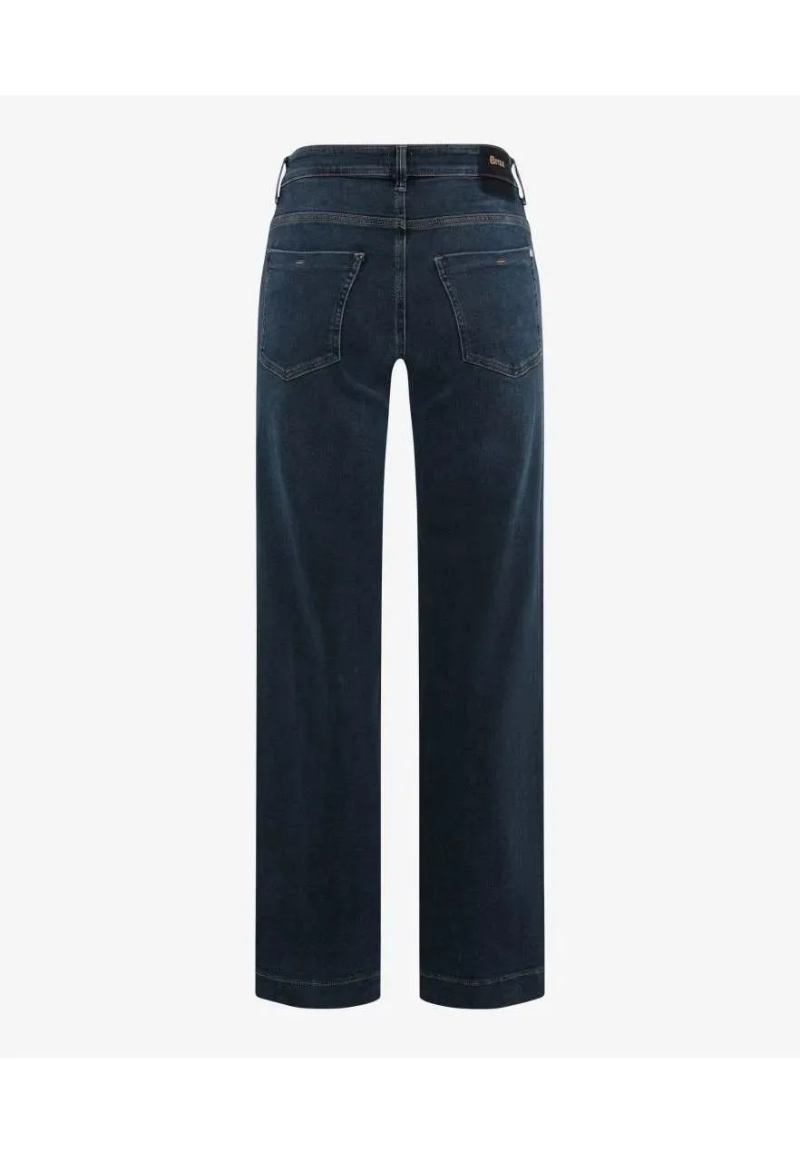 Weit geschnittene Jeans mit hohem Bund