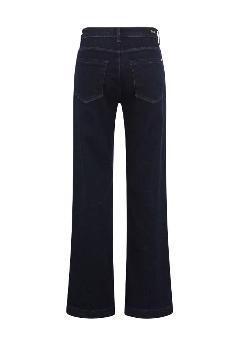 Weit geschnittene Jeans mit hohem Bund