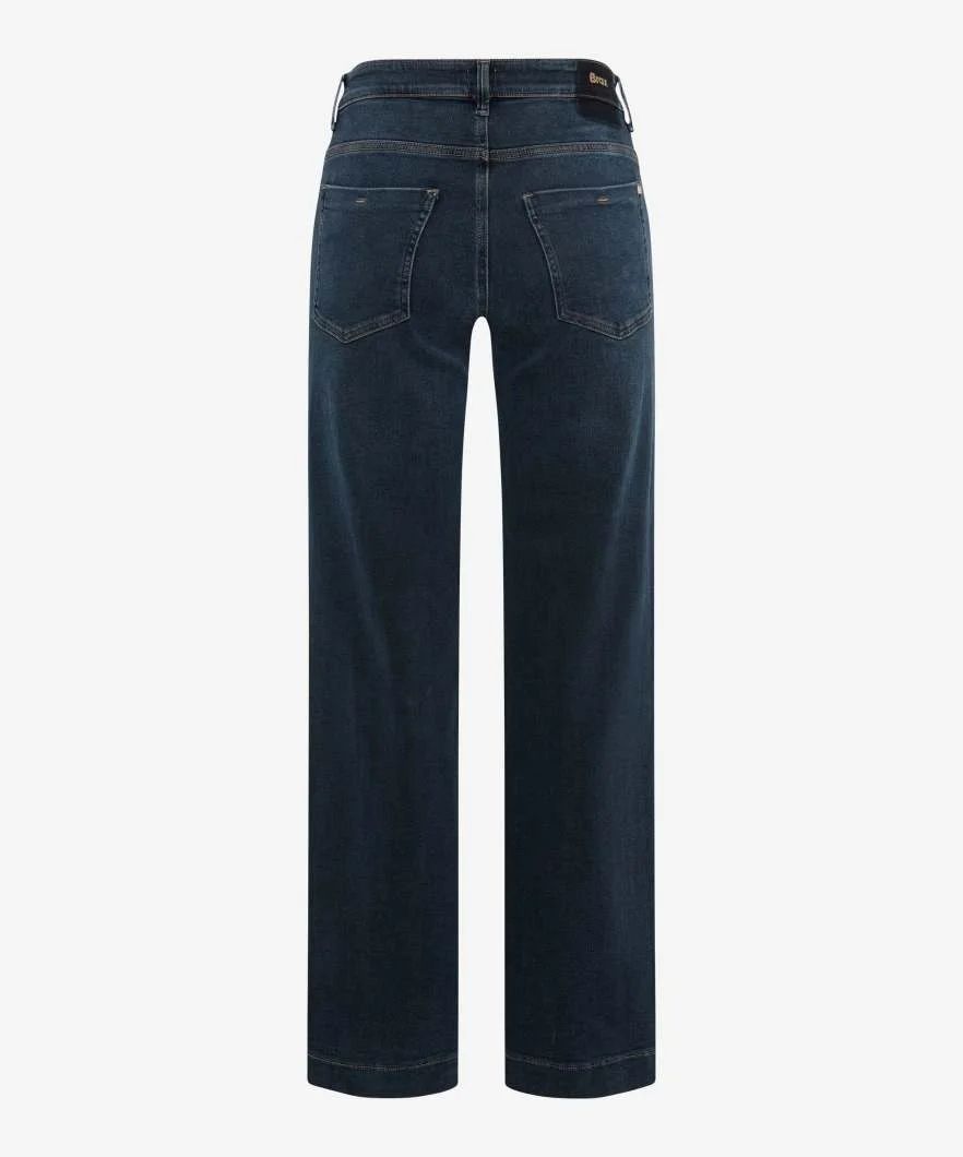 Weit geschnittene Jeans mit hohem Bund