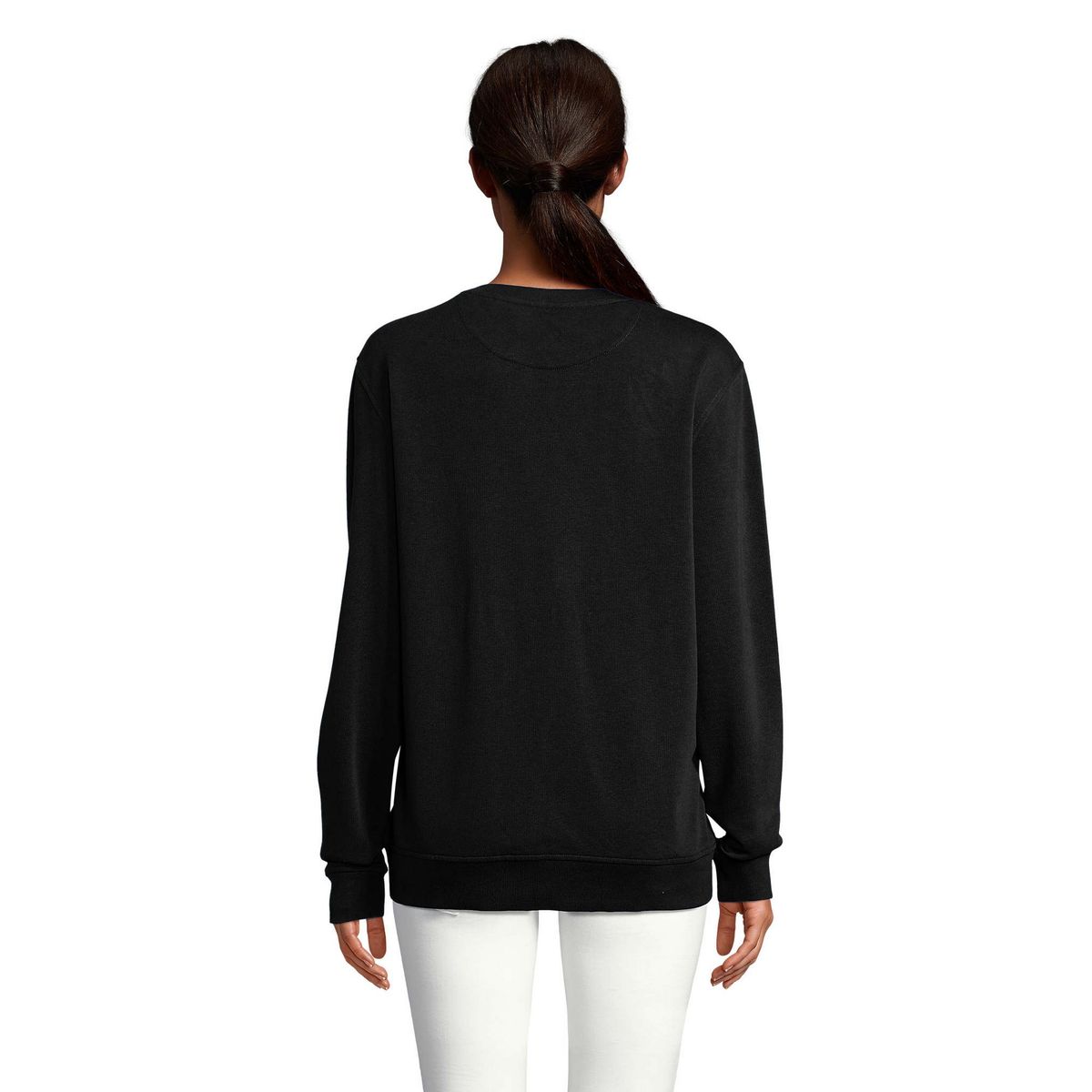 Klassisches Bio-Baumwolle Rundhals-Sweatshirt