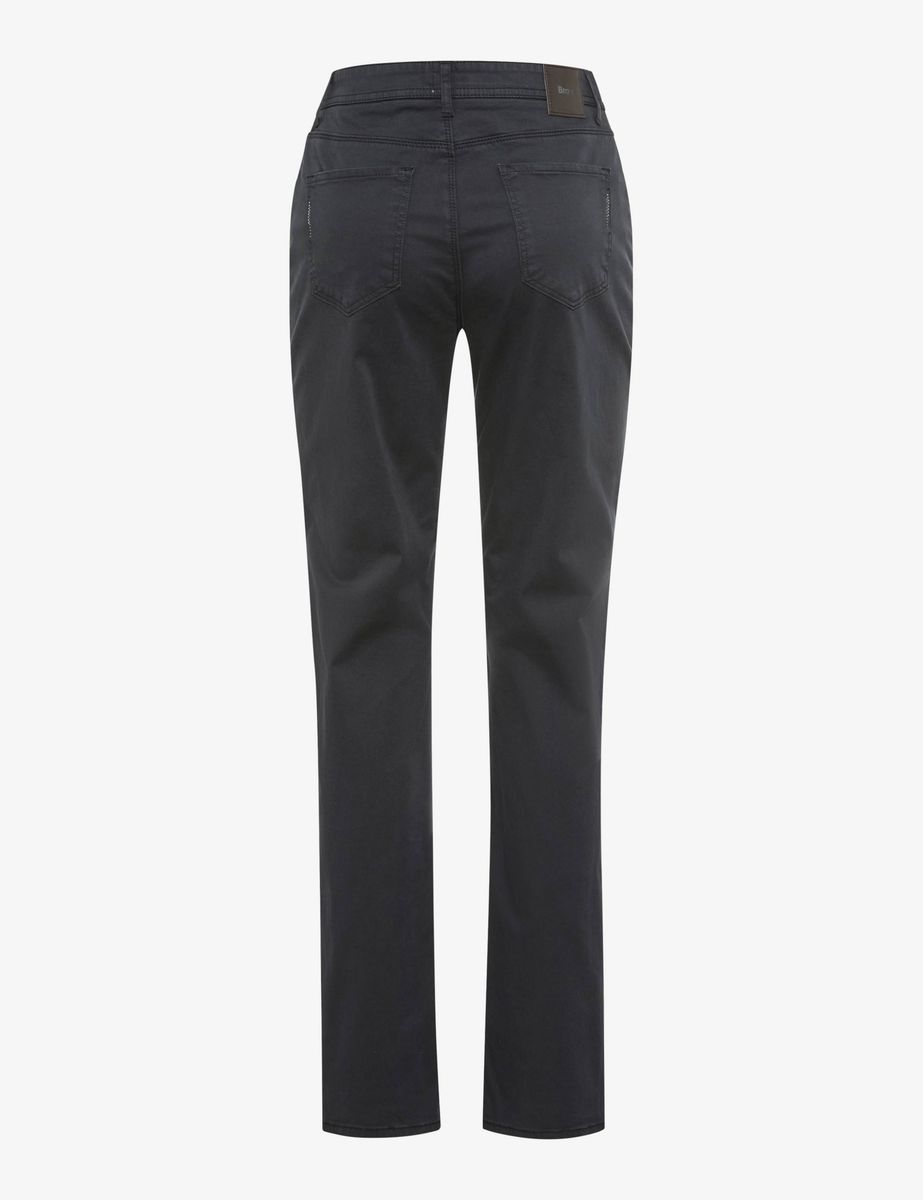 Elegante Satinhose mit geradem Bein