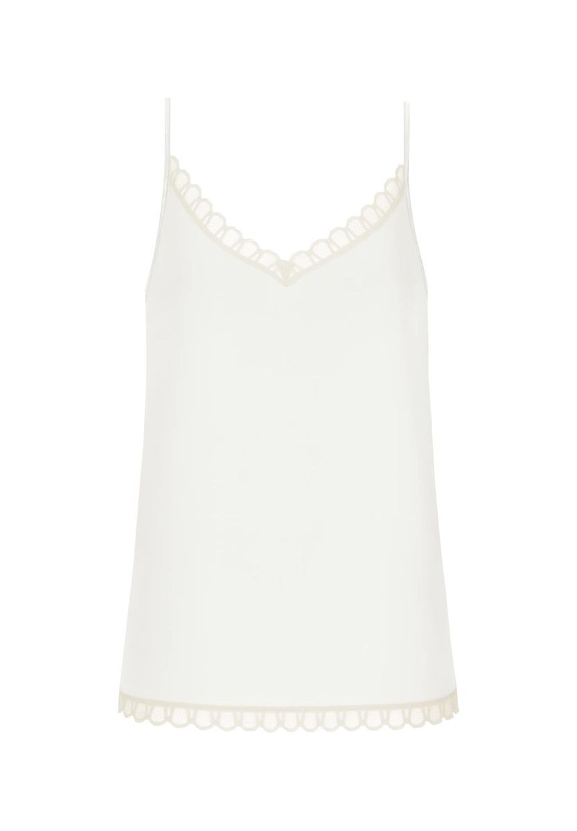 Elegantes Camisole mit Spitzenbesatz