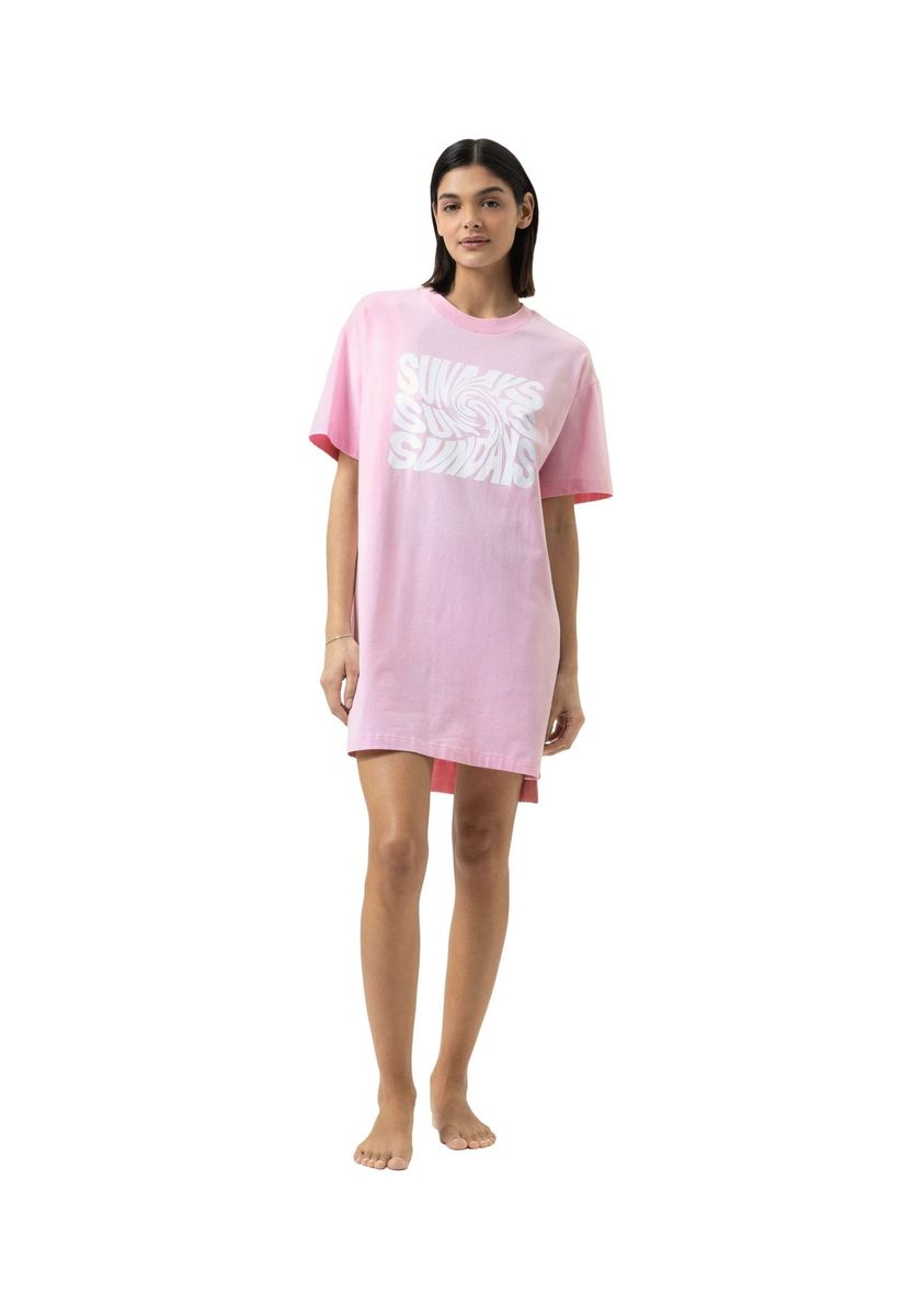 Oversize-Schlafshirt mit Grafik-Print