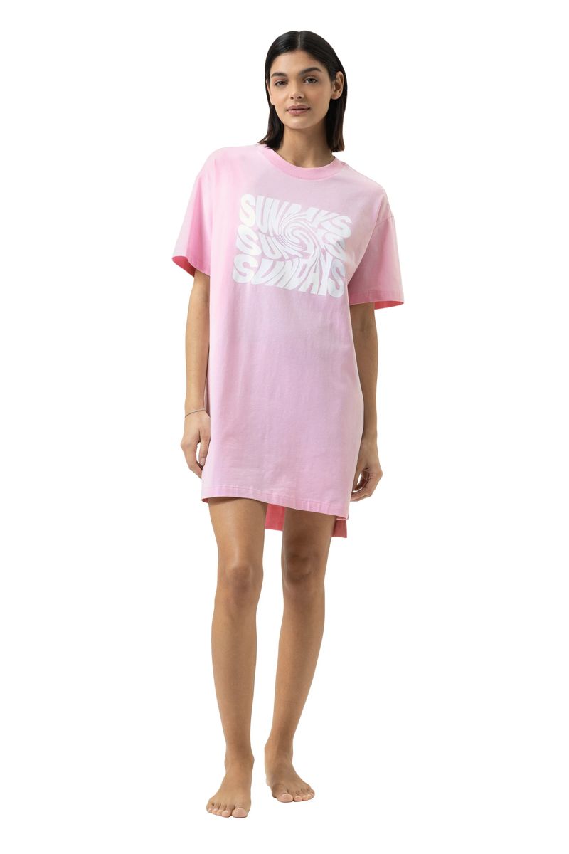 Oversize-Schlafshirt mit Grafik-Print