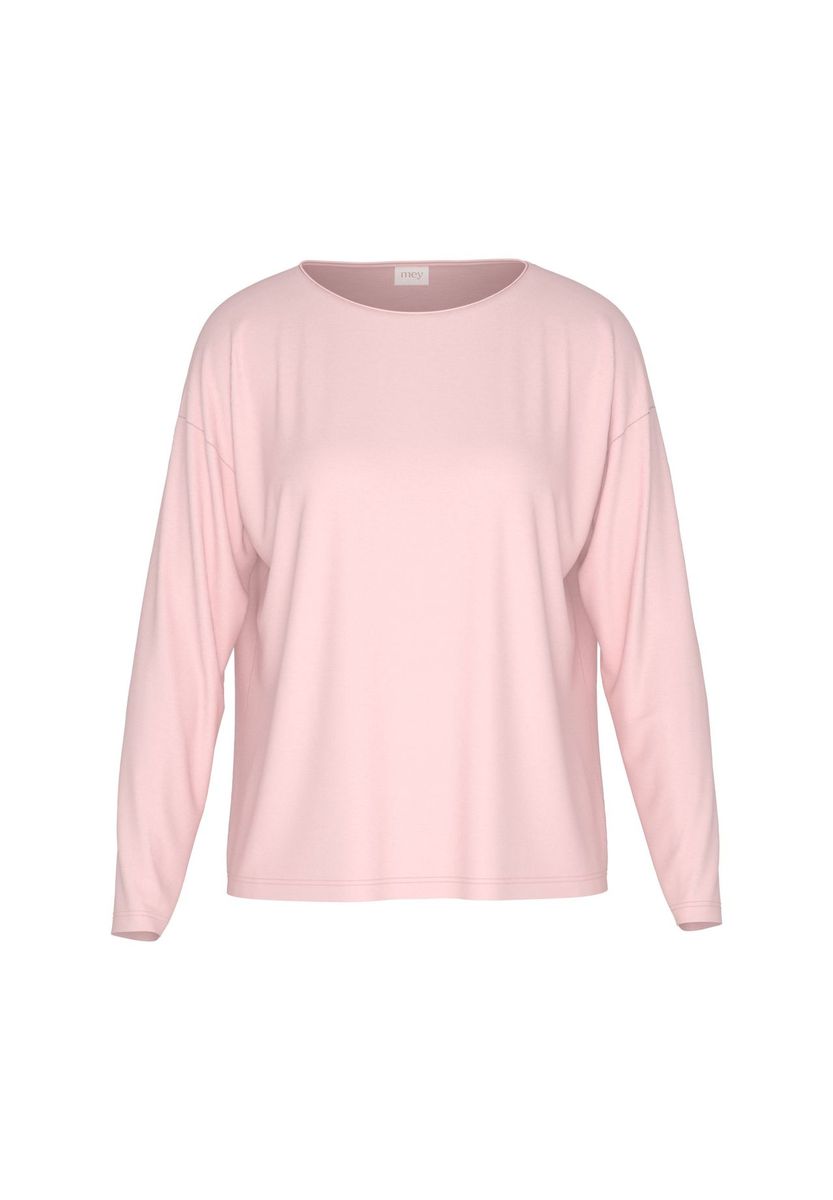 Langarm-Loungewear-Oberteil mit Glanz