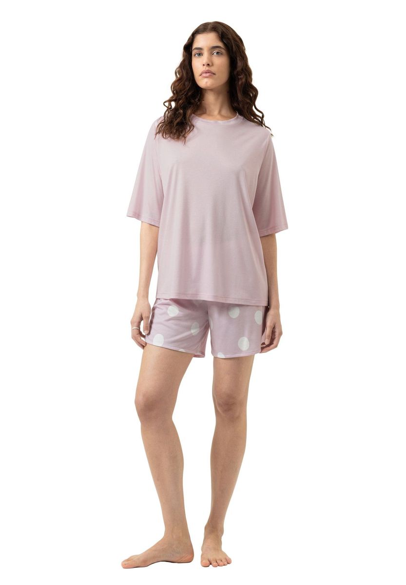 Oversize-Schlafanzug mit Polka-Dots