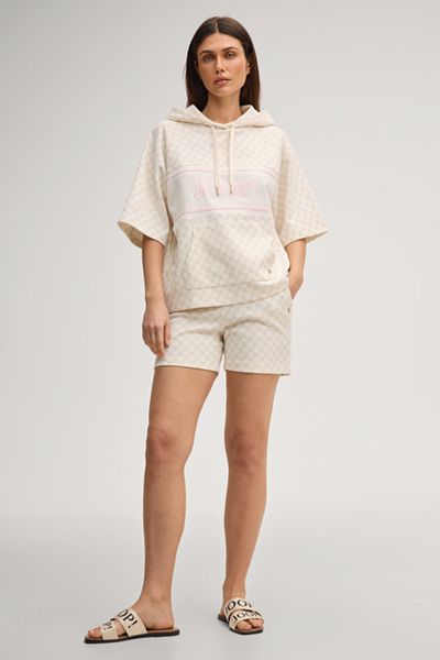 Sweatshorts mit ikonischem Kornblumen-Print