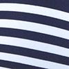 Gestreiftes Bandeau-Bikini-Oberteil