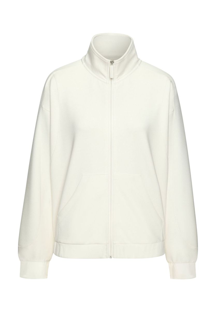 Minimalistische Sweatjacke mit Reißverschluss