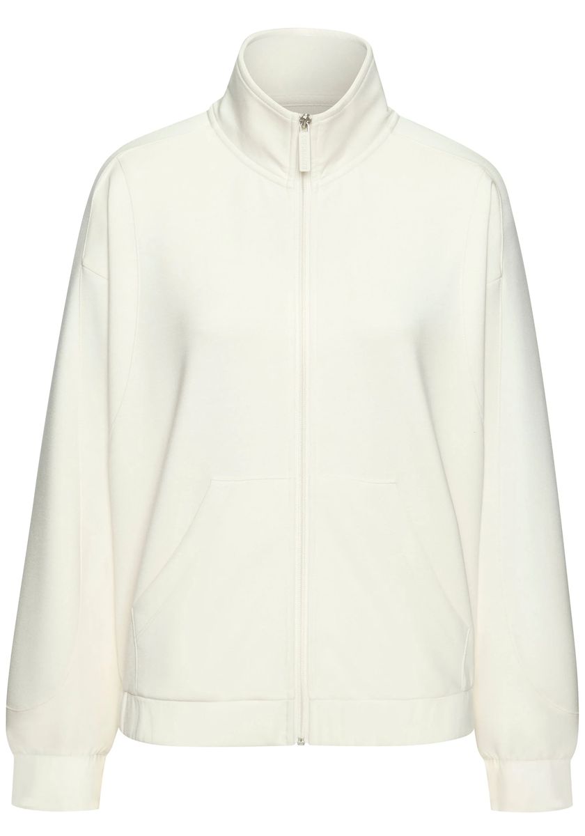 Minimalistische Sweatjacke mit Reißverschluss
