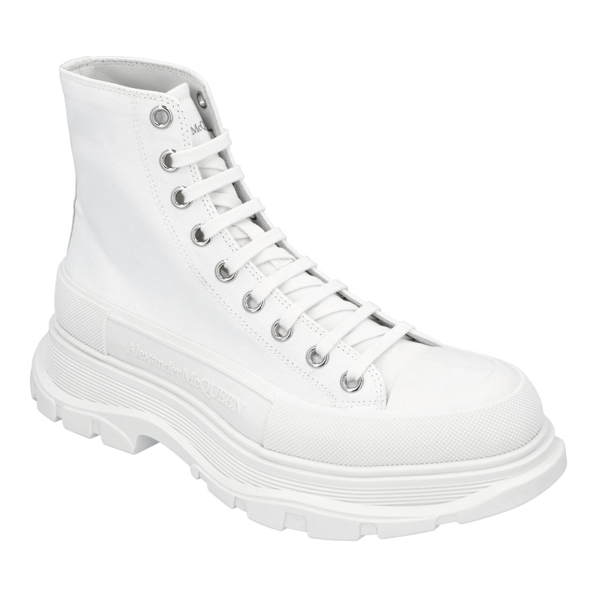 Schnürstiefel mit markanter Plateausohle