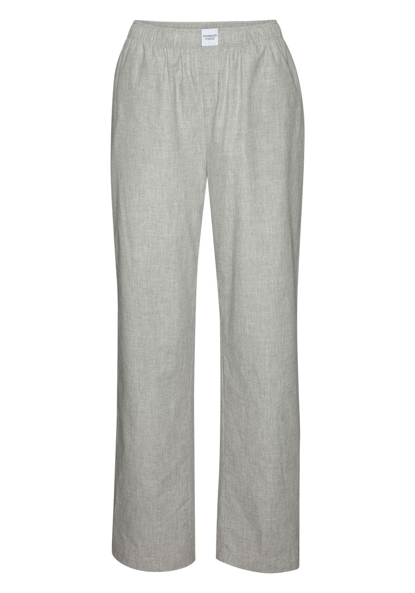 Weiche Pyjamahose mit weitem Bein