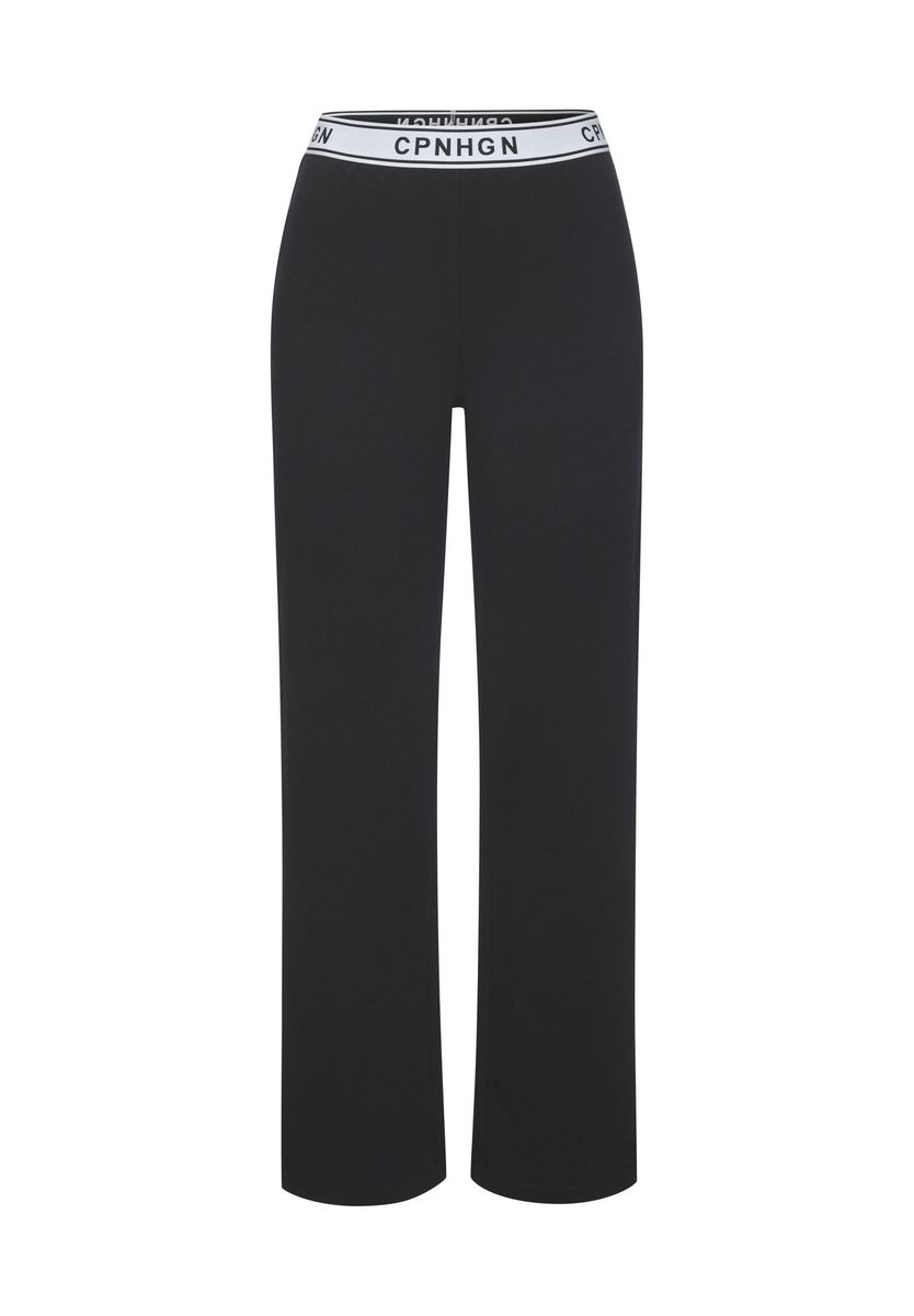 Weite Lounge-Hose mit Logo-Bund