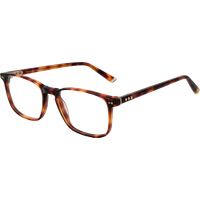 Klassische Eckige Brille in Schildpatt-Optik