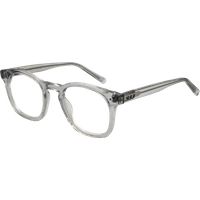 Transparente Acetat-Brillenfassung in Quadratform
